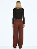 Noisy May HIGH WAISTED STRAIGHT FIT TROUSERS, Cappuccino, highres - 27022757_Cappuccino_005.jpg