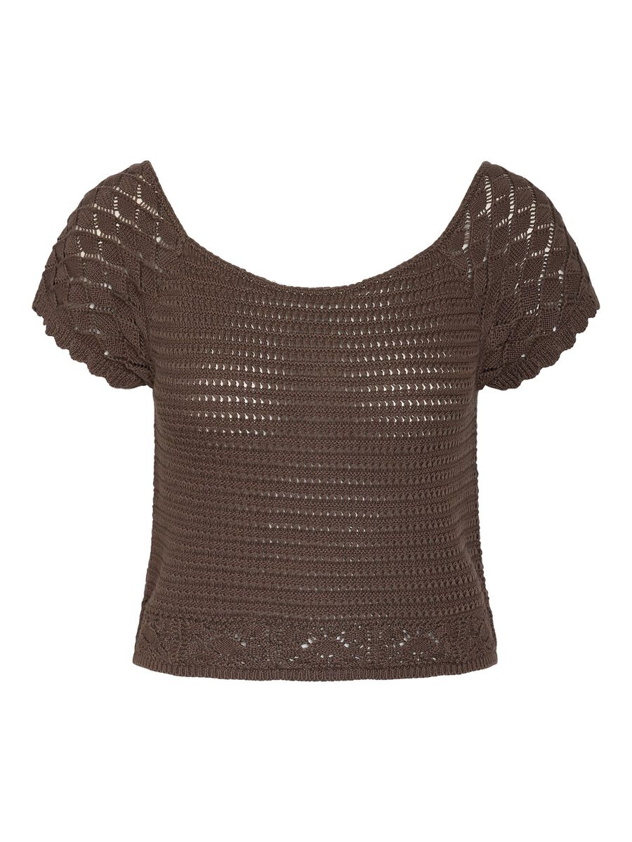 Carousel image - NMQUINN STRICKOBERTEIL, Chocolate Brown | 2