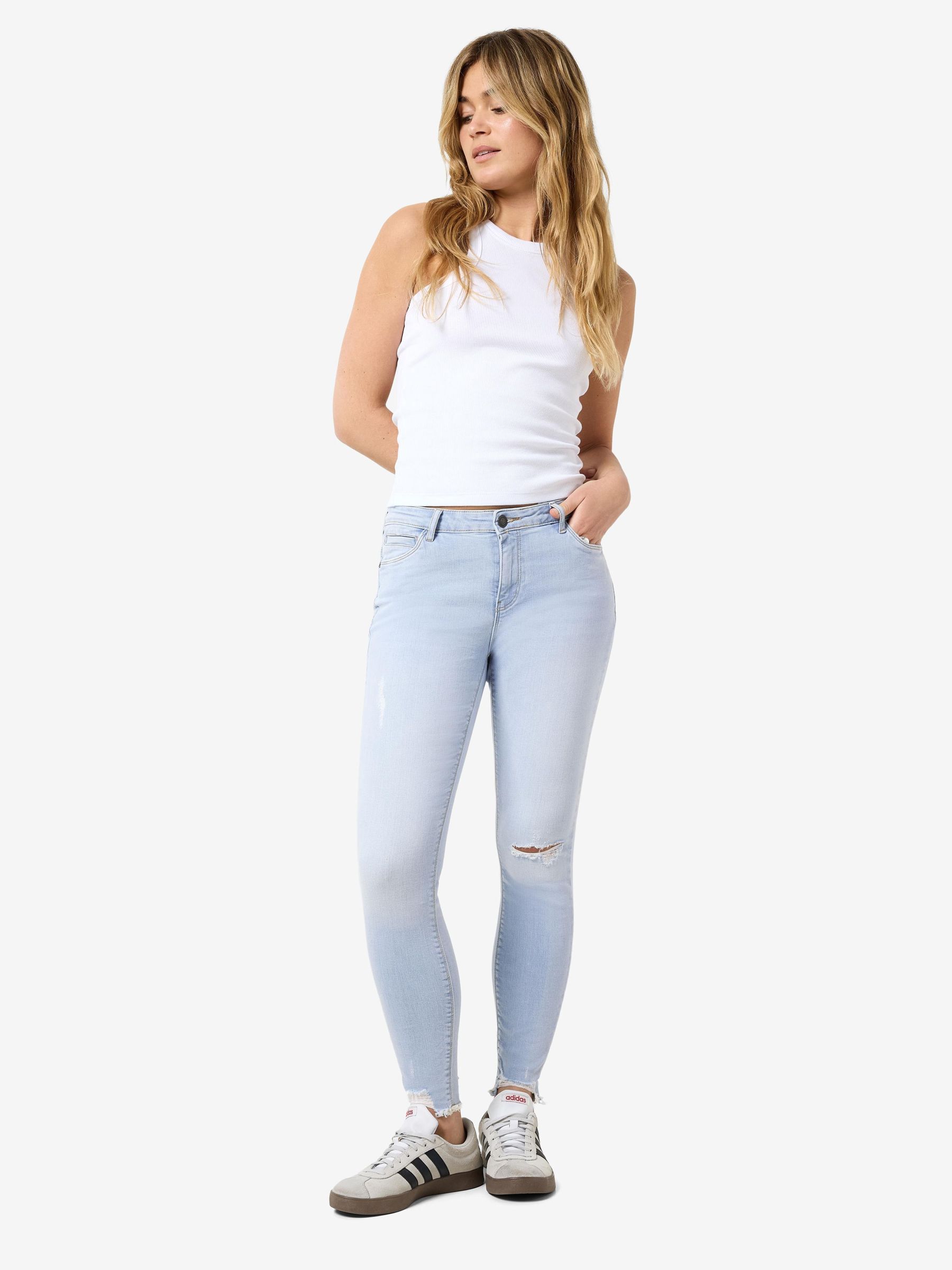 Cropped slim fit jeans online