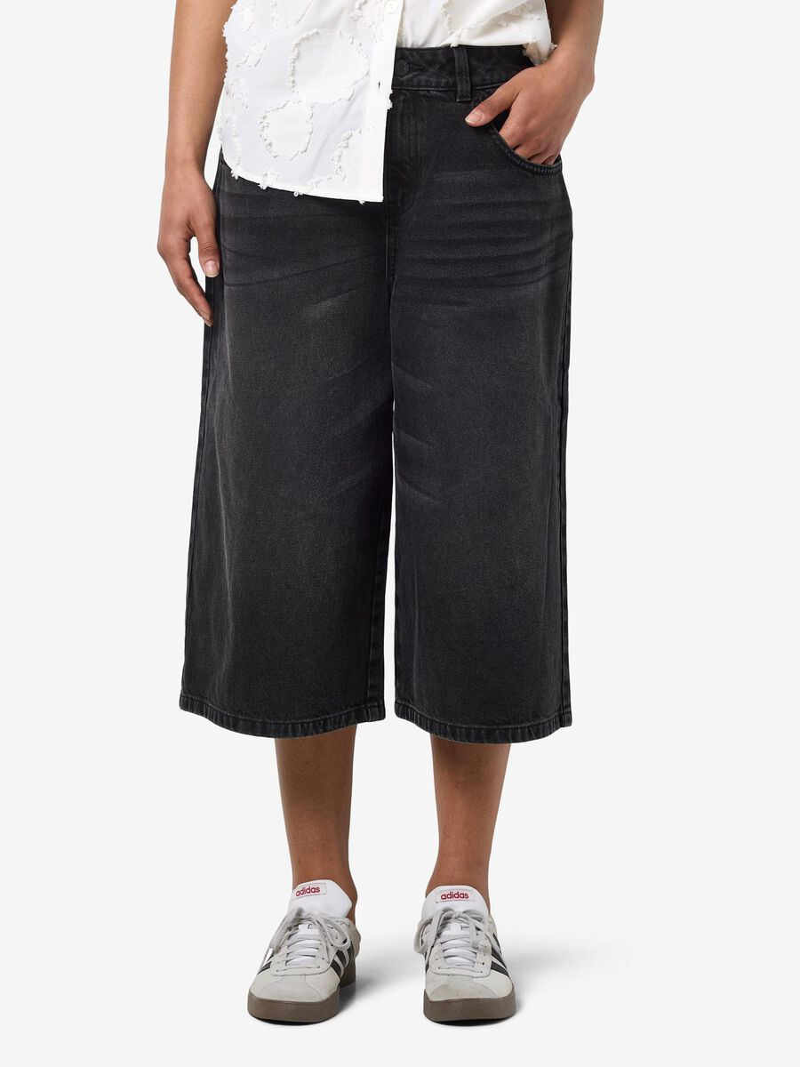 Noisy May SHORTS IN DENIM, Black Denim, highres - 27034163_BlackDenim_003.jpg