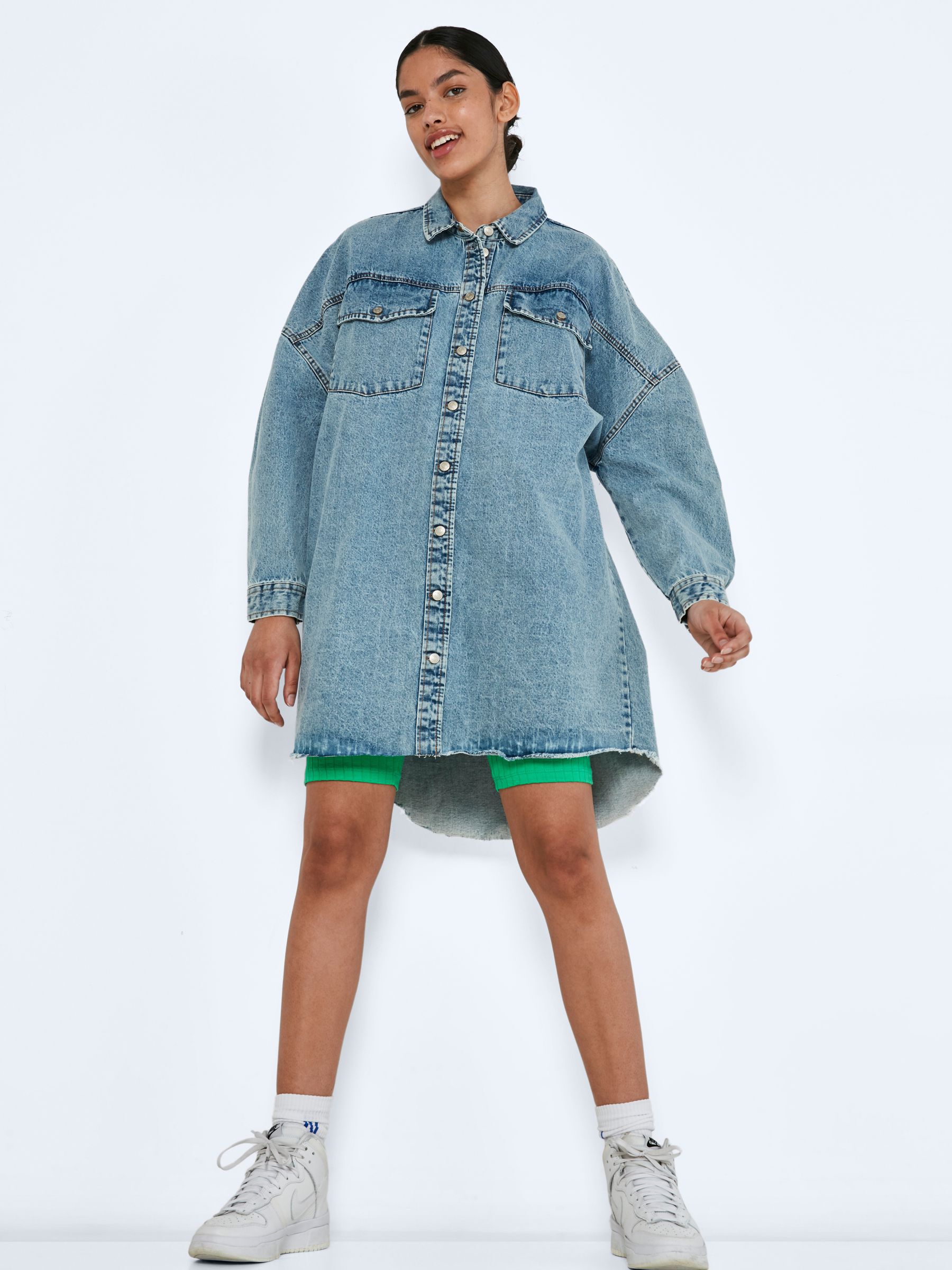 Long denim shirt | Noisy May