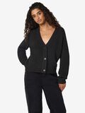 Product image thumbnail - KNITTED CARDIGAN, Black | 6