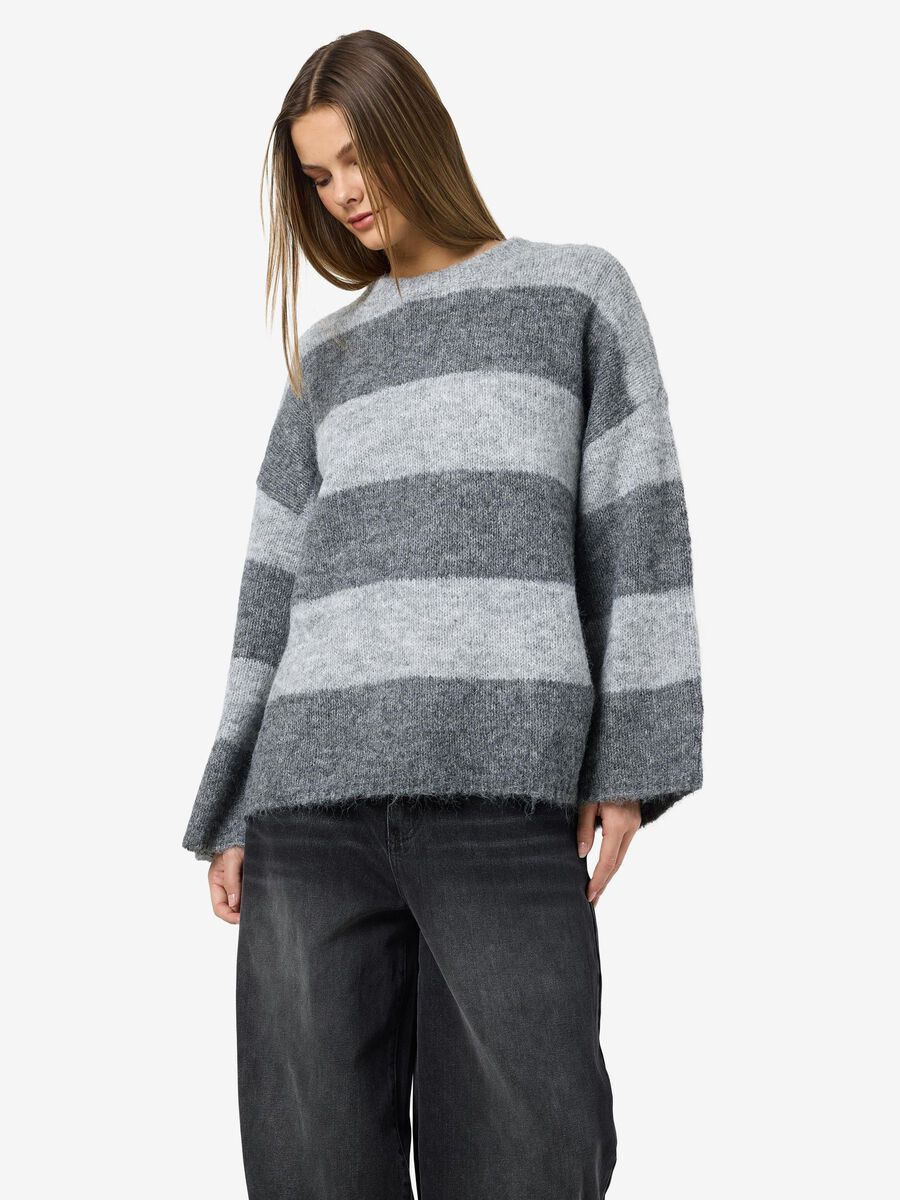 Noisy May NMSUTTON PULLOVER, Light Grey Melange, highres - 27031244_LightGreyMelange_1130763_007.jpg