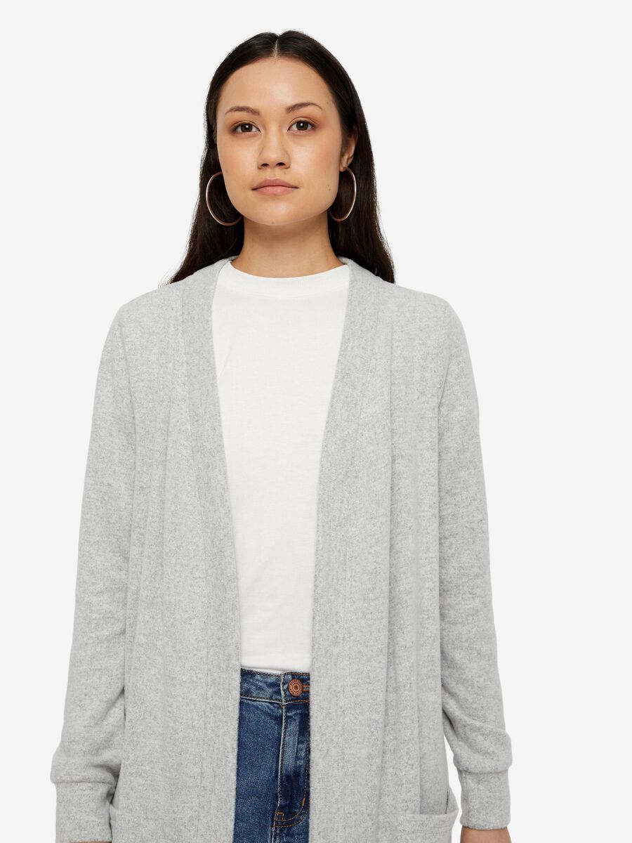 Noisy May LONG CARDIGAN, Light Grey Melange, highres - 27008836_LightGreyMelange_007.jpg