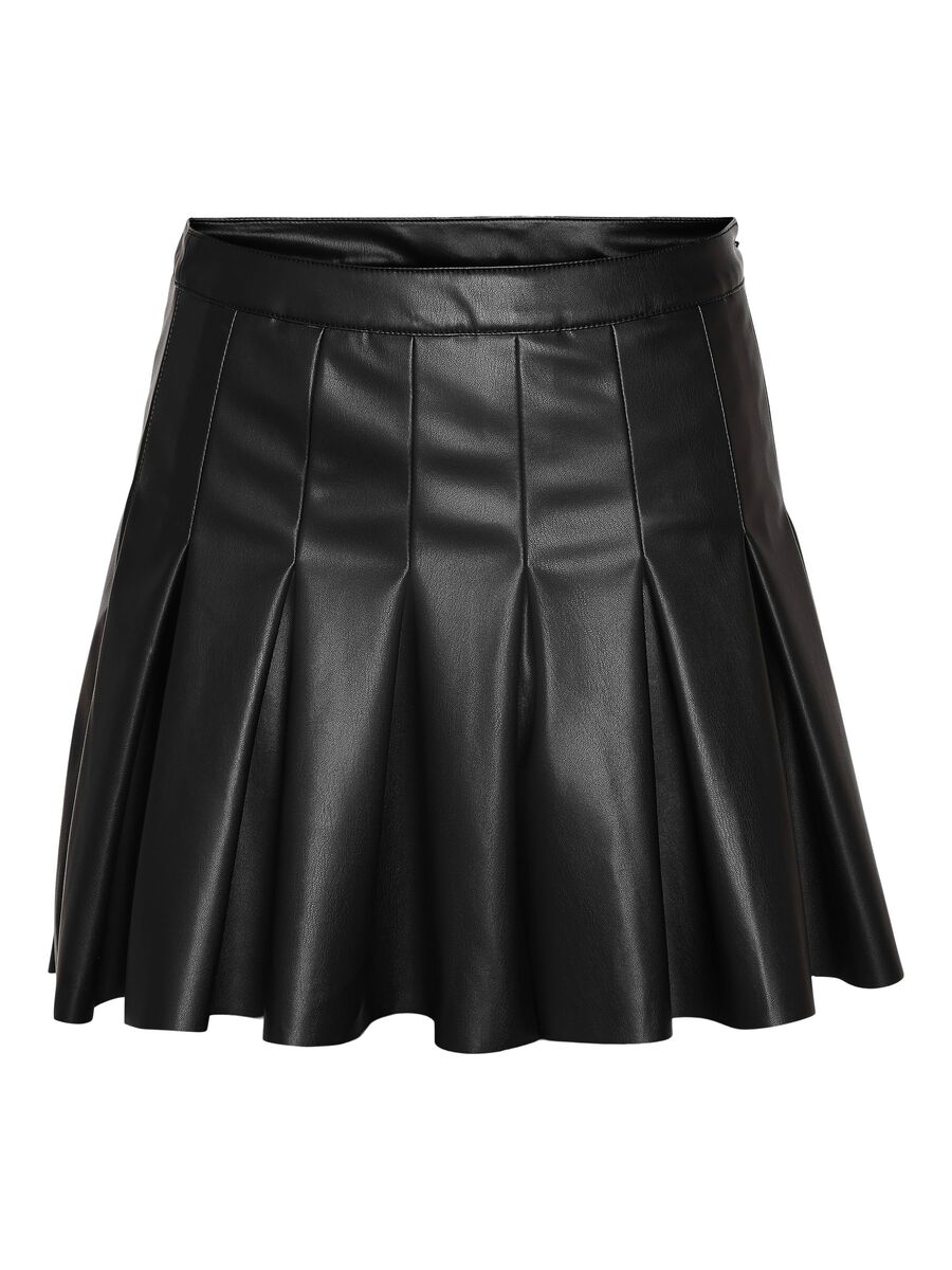 Carousel image - SHORT COATED SKIRT, Black | 2