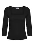 Noisy May SQUARE NECKLINE TOP, Black, highres - 27019236_Black_001.jpg