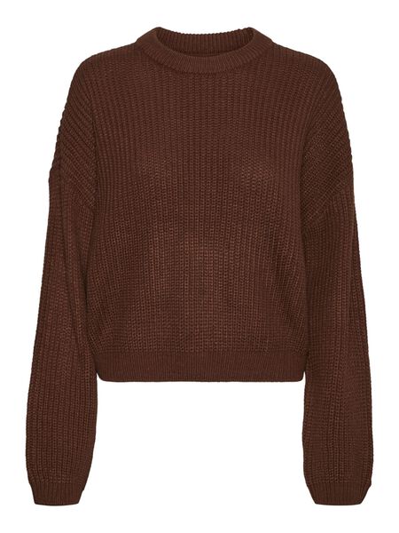 Noisy May KNITTED PULLOVER, Cappuccino, highres - 27020932_Cappuccino_001.jpg