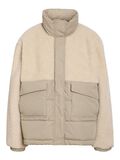 Product image thumbnail - FLEECE PUFFER JACKET, Birch | 2