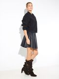 Product image thumbnail - FAUX LEATHER SKIRT, Black | 8