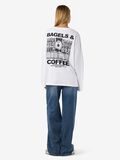 Product image thumbnail - NMIDA  LONG-SLEEVED T-SHIRT, Bright White | 3