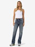 Product image thumbnail - NMMONICA STRAIGHT FIT-JEANS, Dark Blue Denim | 5