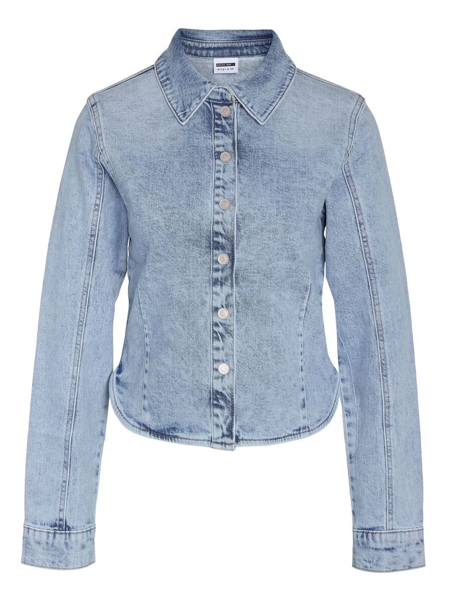 Carousel image 2 NMGINA JEANSHEMD, Light Blue Denim