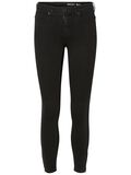 Noisy May NMKIMMY CROPPED NORMAL WAIST SKINNY FIT JEANS, Black, highres - 27002250_Black_001.jpg