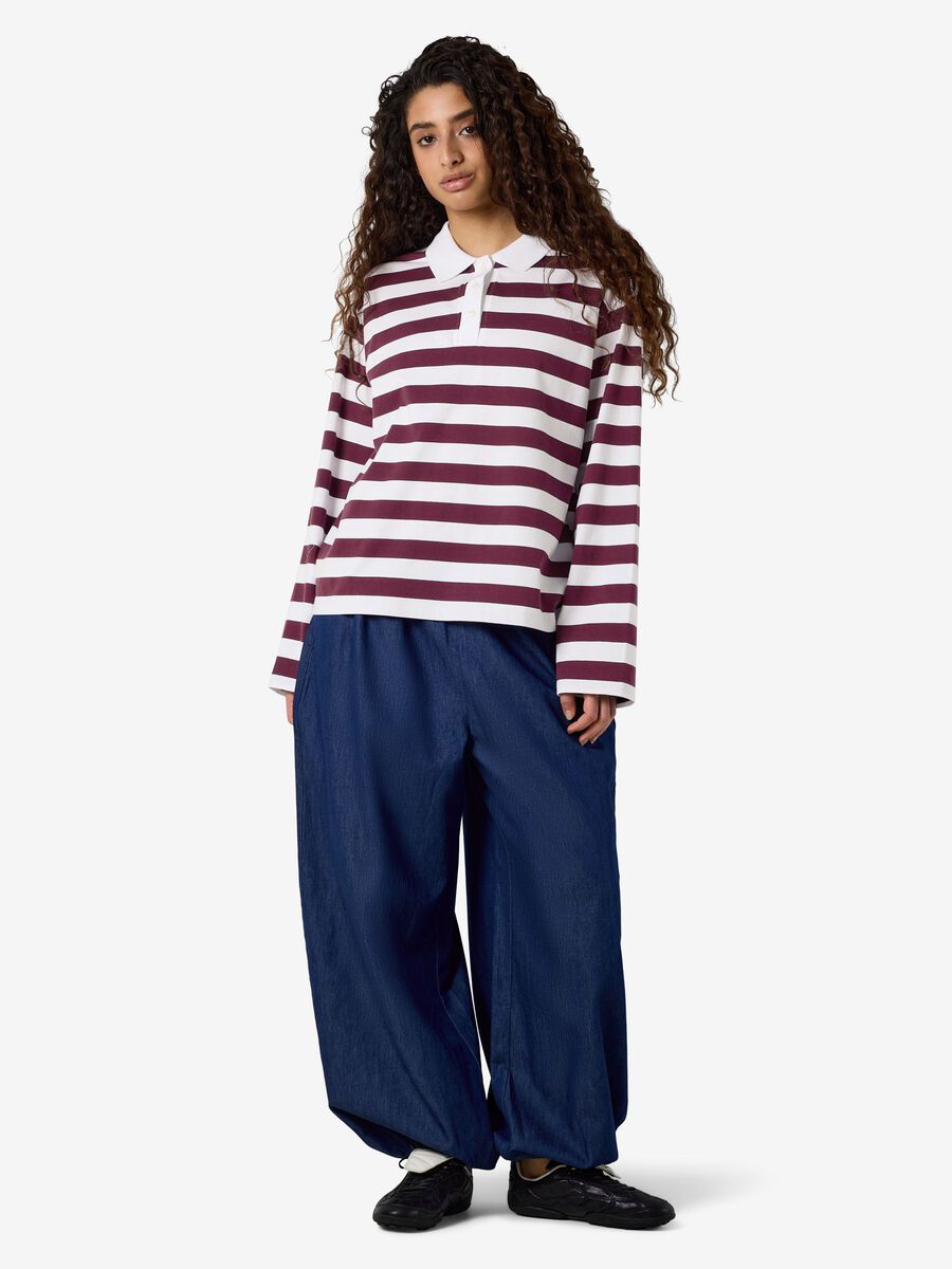 Carousel image 3 NMDOLLIE  LONG-SLEEVED POLO, Bright White