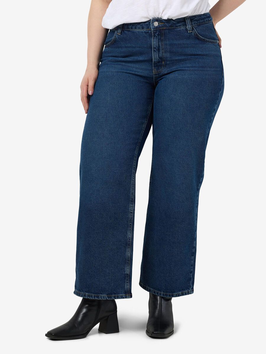 Noisy May CURVE - NMALEXA JEAN LOOSE FIT, Dark Blue Denim, highres - 27035649_DarkBlueDenim_003.jpg