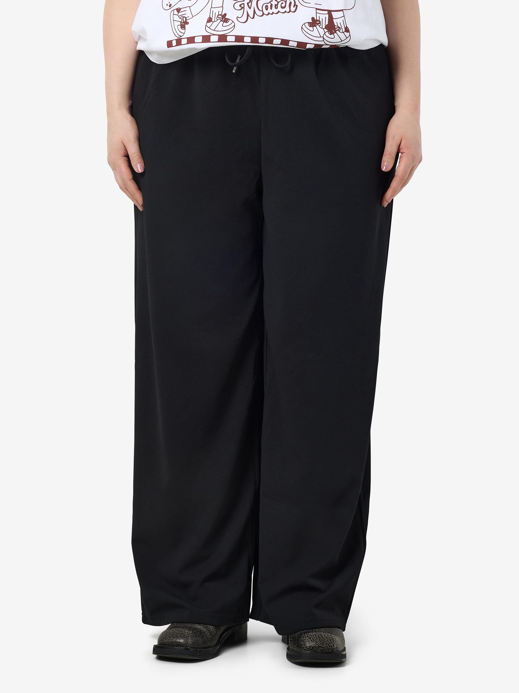 Black loose pants clearance