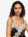 Product image thumbnail - EN SATIN ROBE NUISETTE, Chocolate Brown | 5