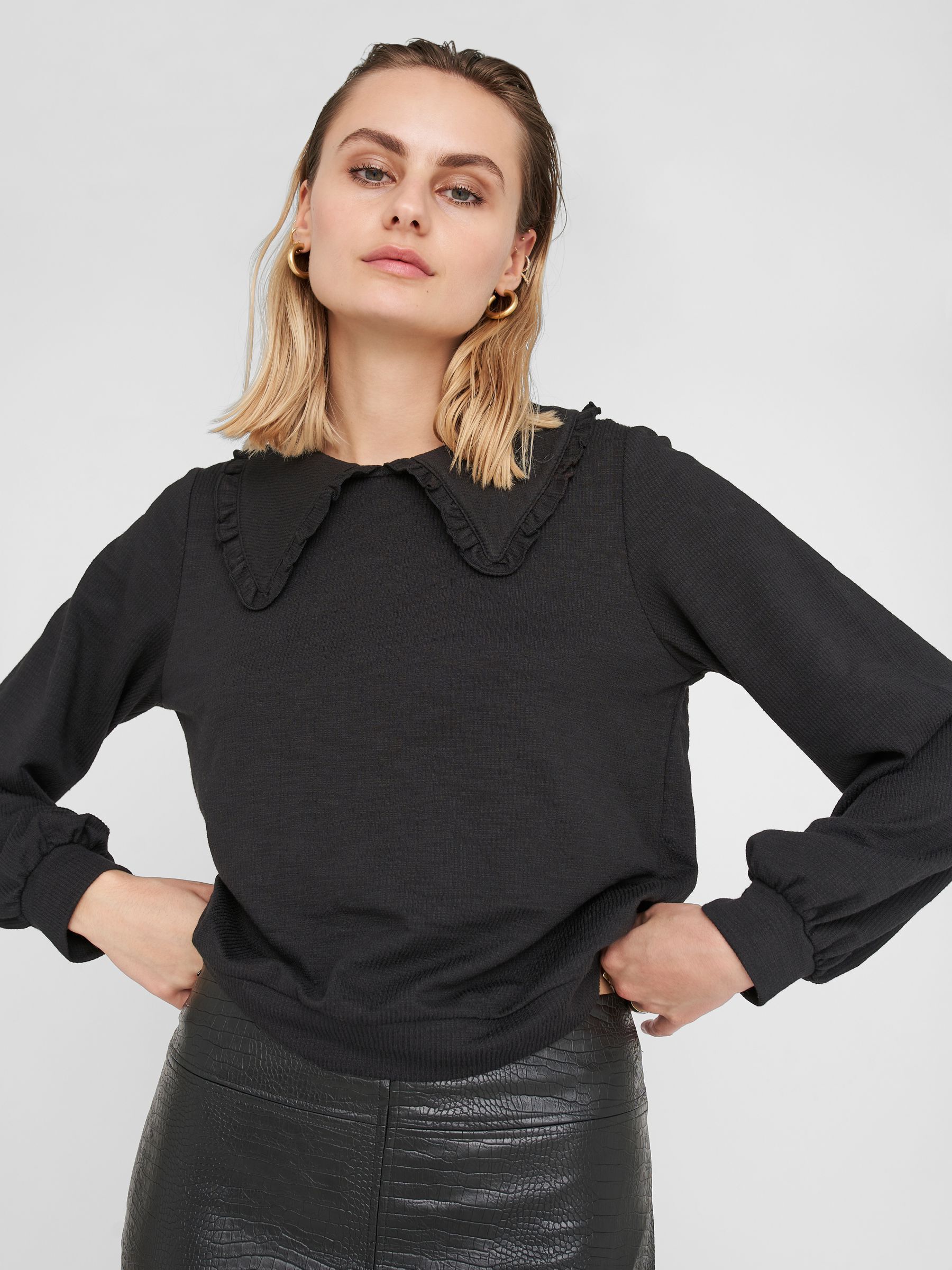 Big discount collar sweatshirt