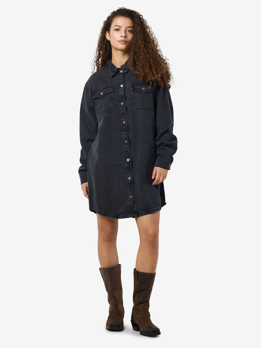 Noisy May VESTIDO VAQUERO, Black Denim, highres - 27031372_BlackDenim_004.jpg