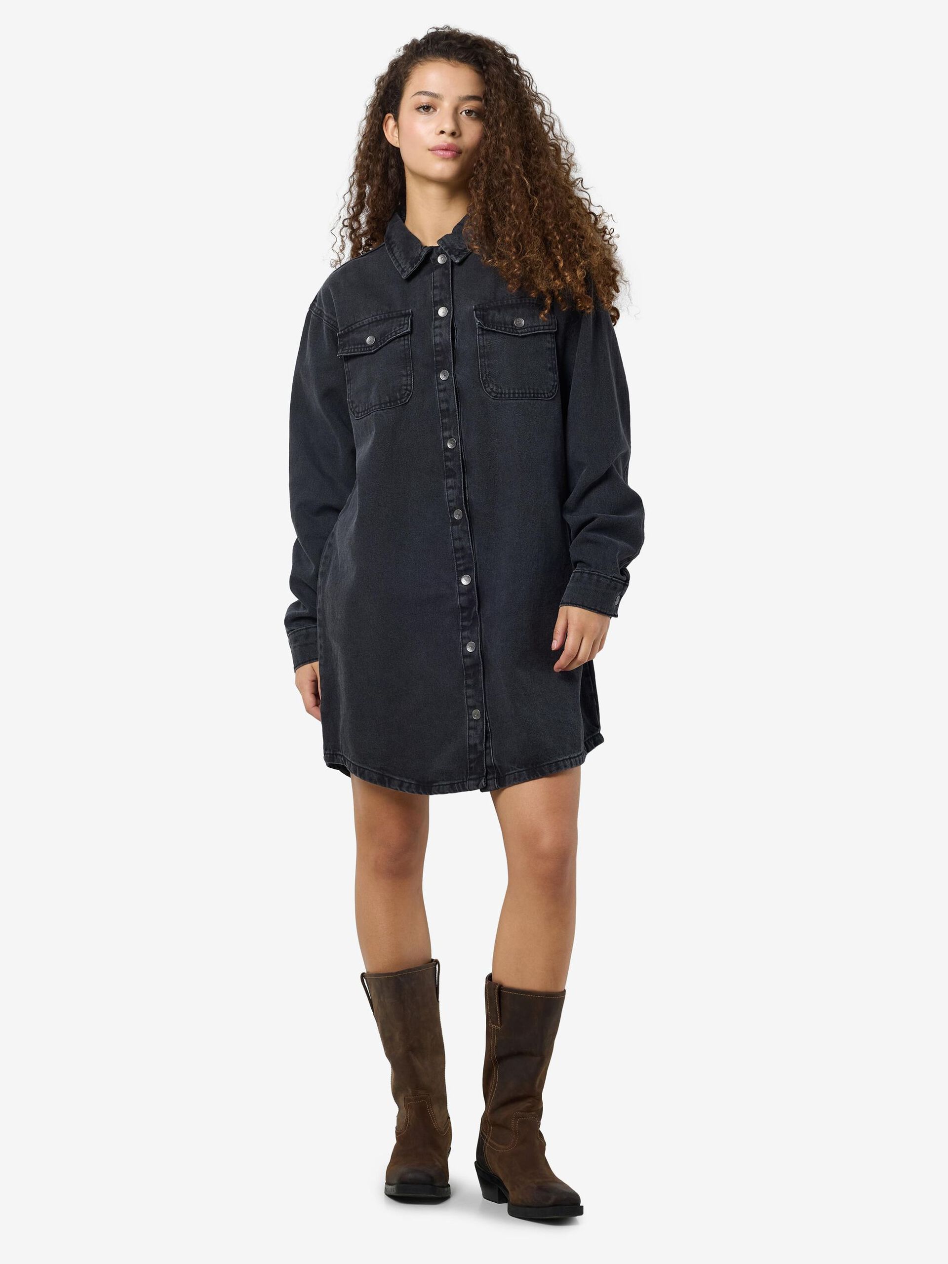 Carousel image - VESTITO DI JEANS, Black Denim | 4