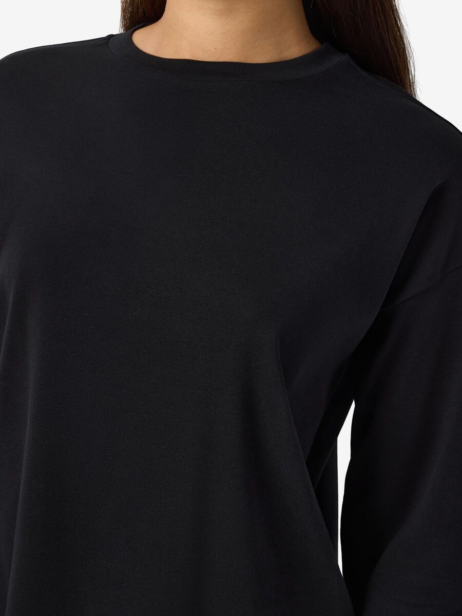 Carousel image - LONG SLEEVED TOP, Black | 5