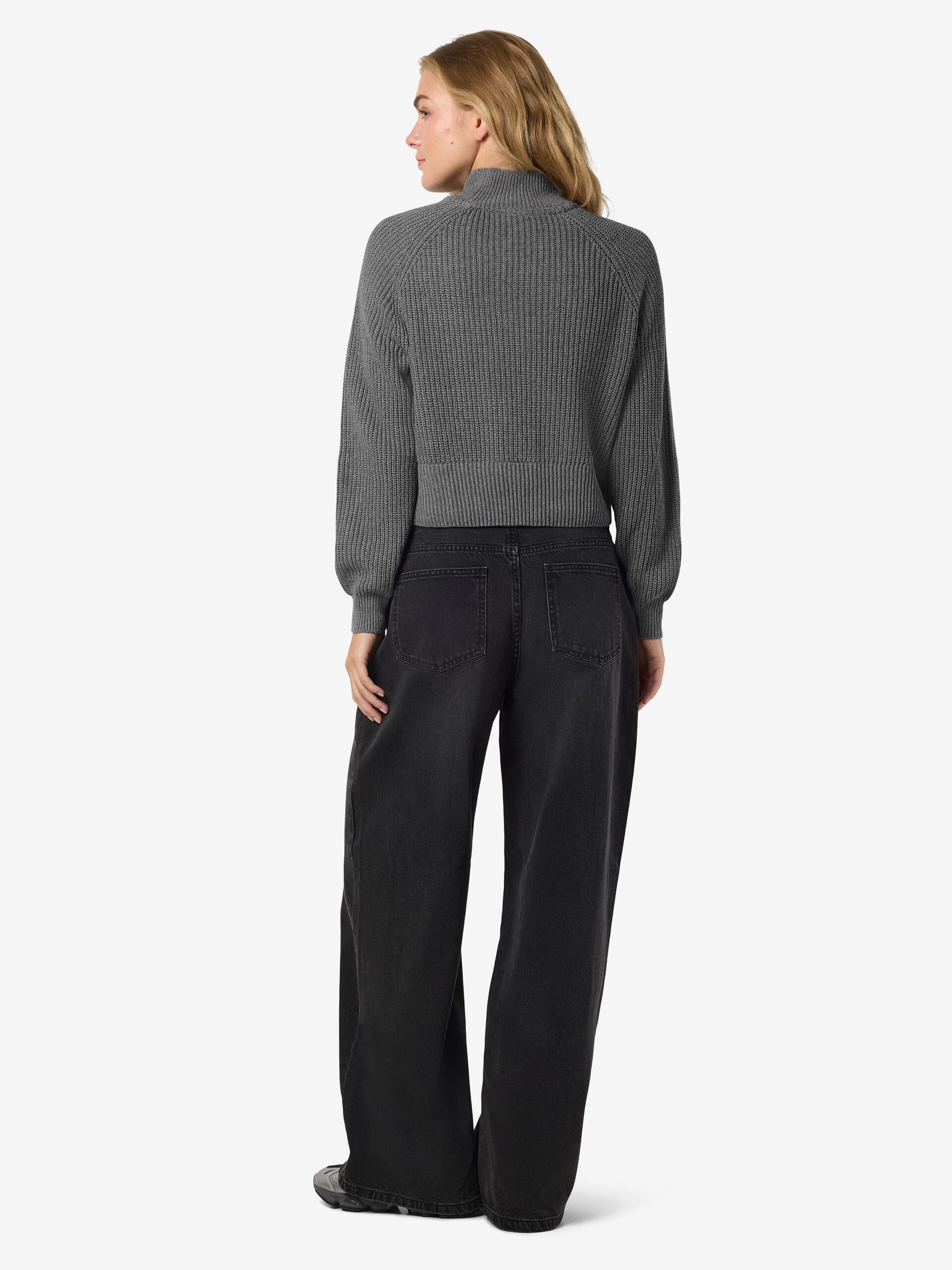 Carousel image - PULL EN MAILLE, Medium Grey Melange | 3