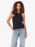 Noisy May RIBBED TANK TOP, Black, highres - 27020871_Black_003.jpg