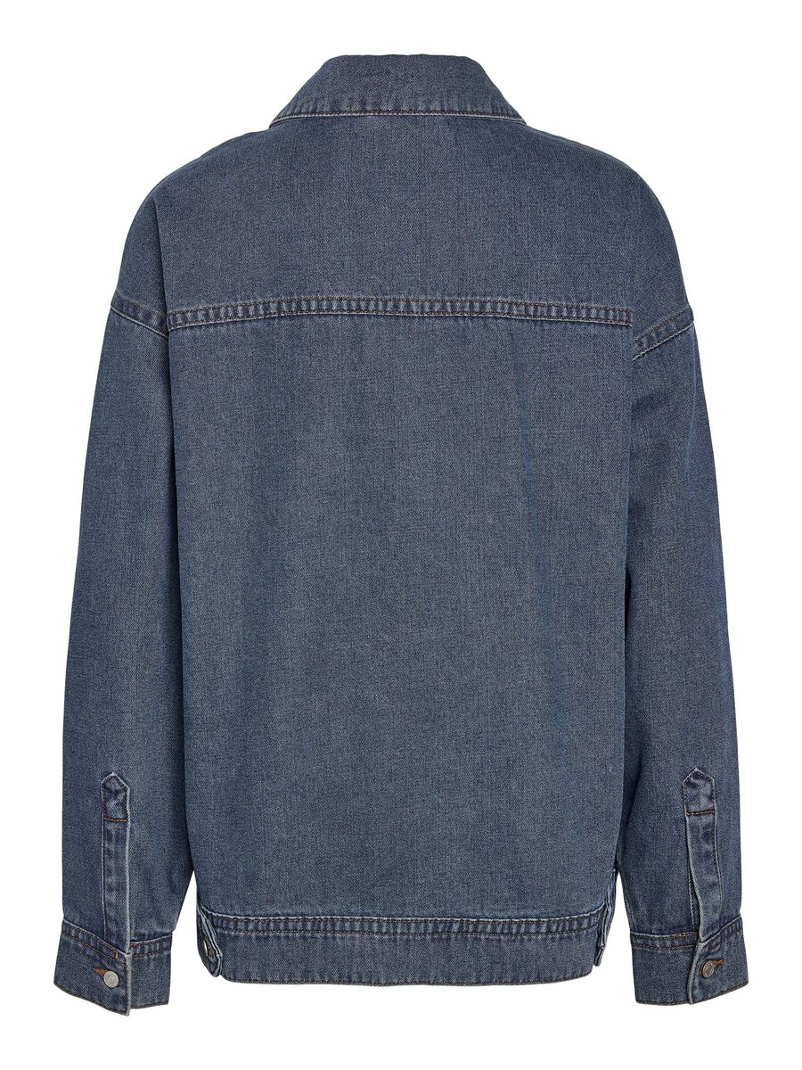 Carousel image - NMWESTERN DENIM JACKET, Dark Blue Denim | 2