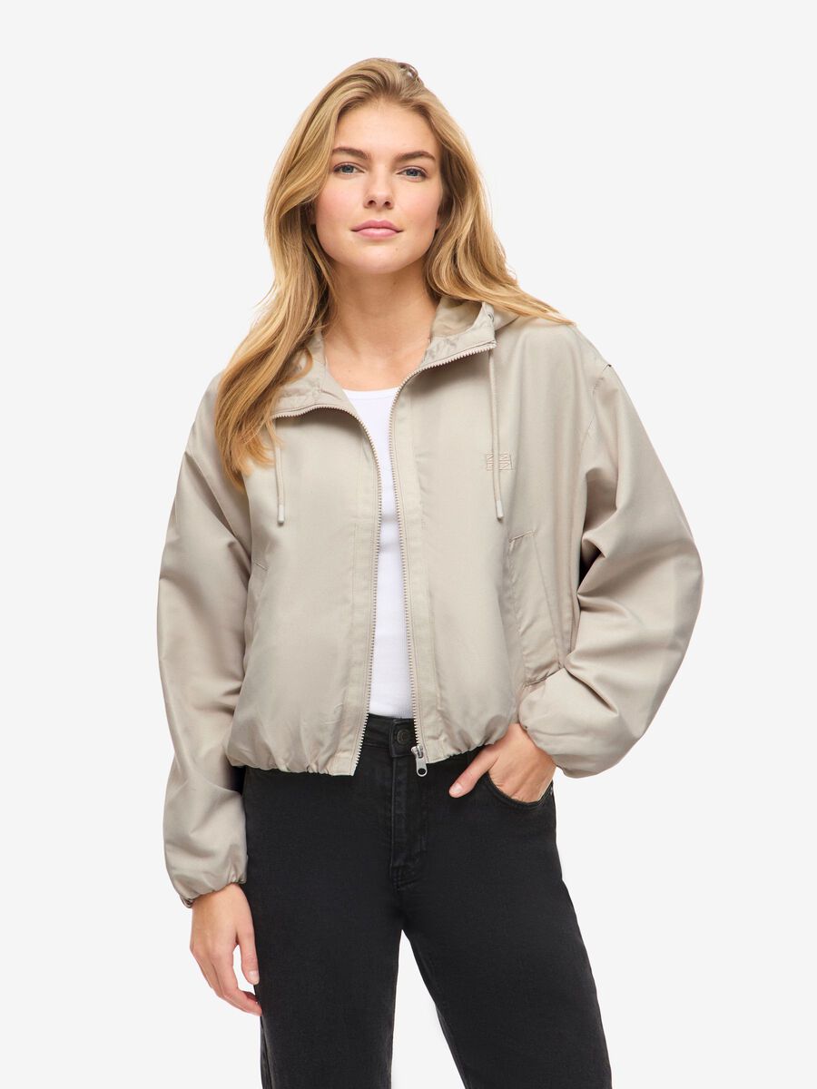 Product tile image - NMELINA JACKE MIT KAPUZE, Silver Lining | 27037686_SilverLining