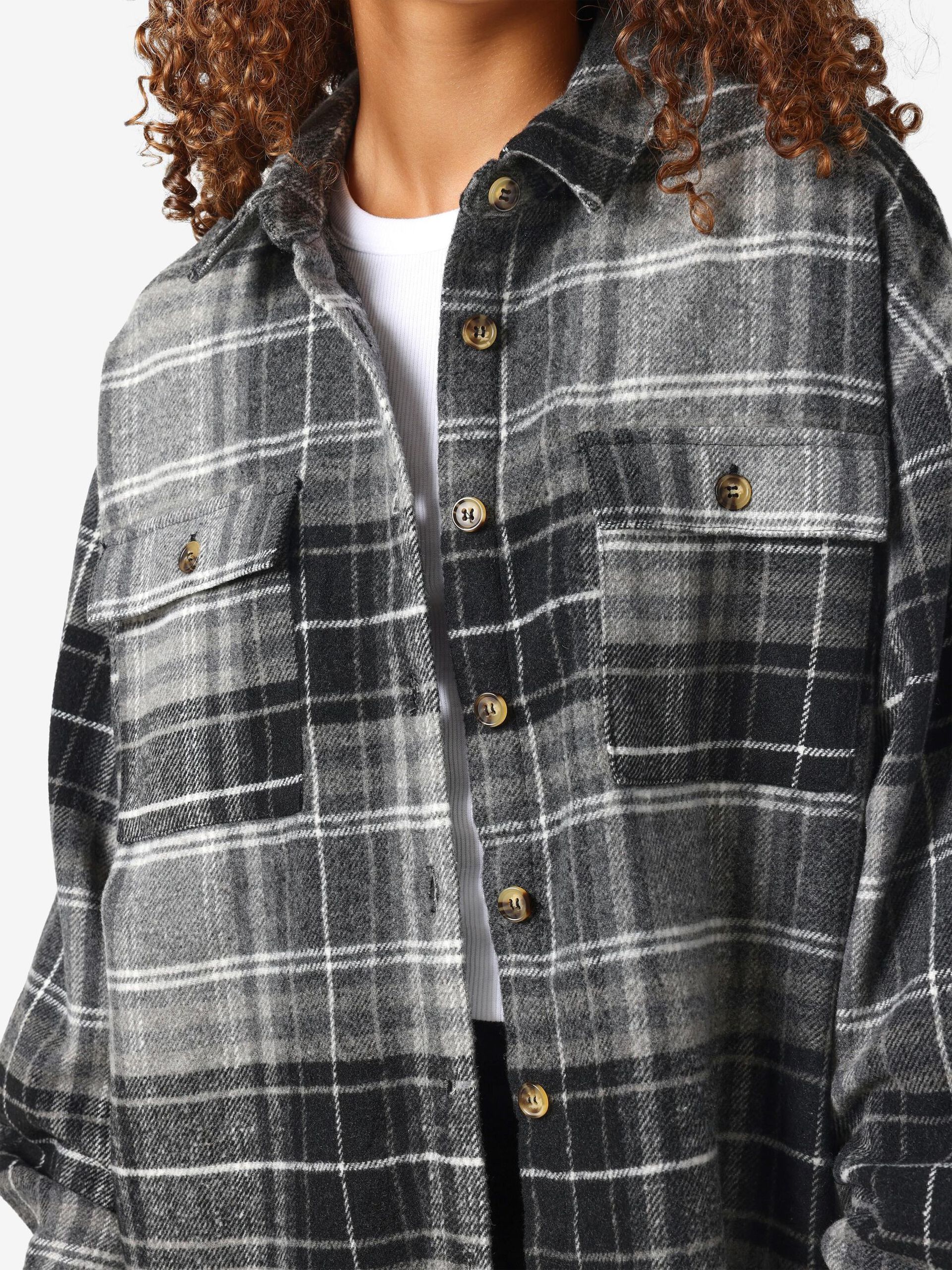 Carousel image - LOOSE FIT SKJORTE, Black | 5