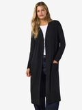 Product image thumbnail - LONG OPEN CARDIGAN, Black | 6