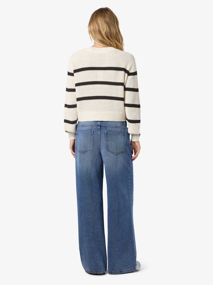 Carousel image - GESTREIFTER STRICKPULLOVER, Eggnog | 3