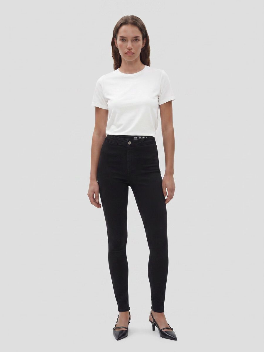 Carousel image - NMELLA SKINNY FIT JEANS, Black | 4