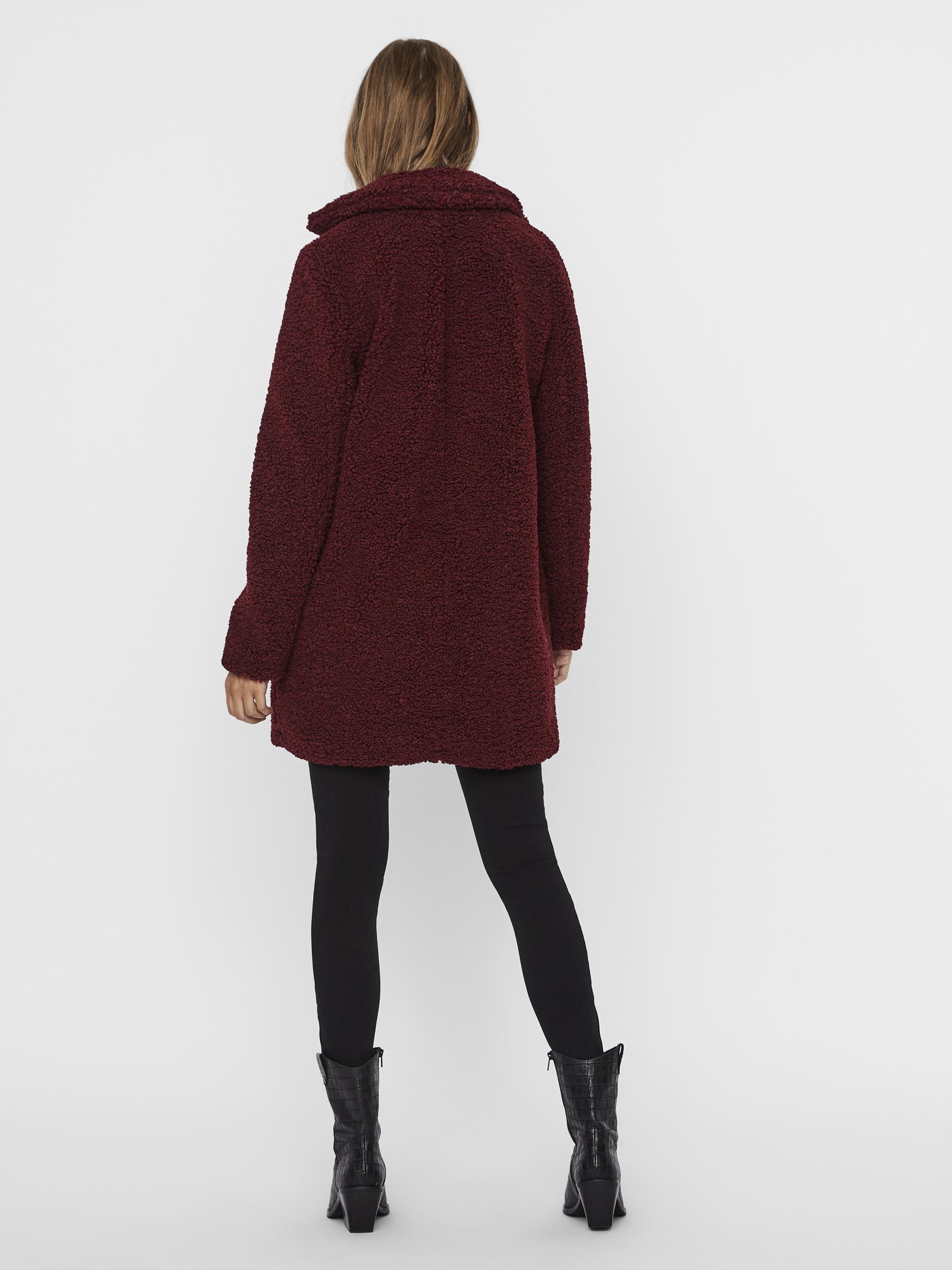TEDDY COAT Purple NOISY MAY