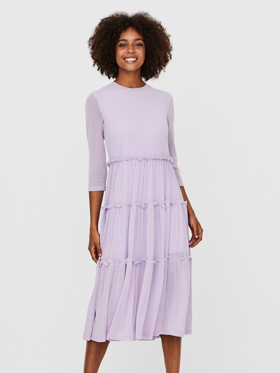 Noisy May 3/4-MOUW GLITTER JURK, Pastel Lilac, highres - 27014442_PastelLilac_818822_003.jpg