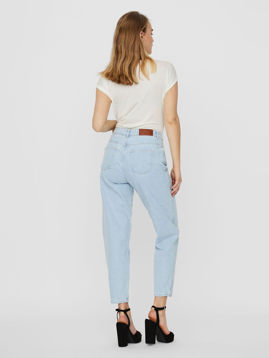 Noisy May NMJUNE TAILLE CLASSIQUE JEAN COUPE FUSELÉE, Light Blue Denim, highres - 27012396_LightBlueDenim_004.jpg