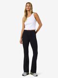 Product image thumbnail - NMSALLIE FLARED JEANS, Black | 7
