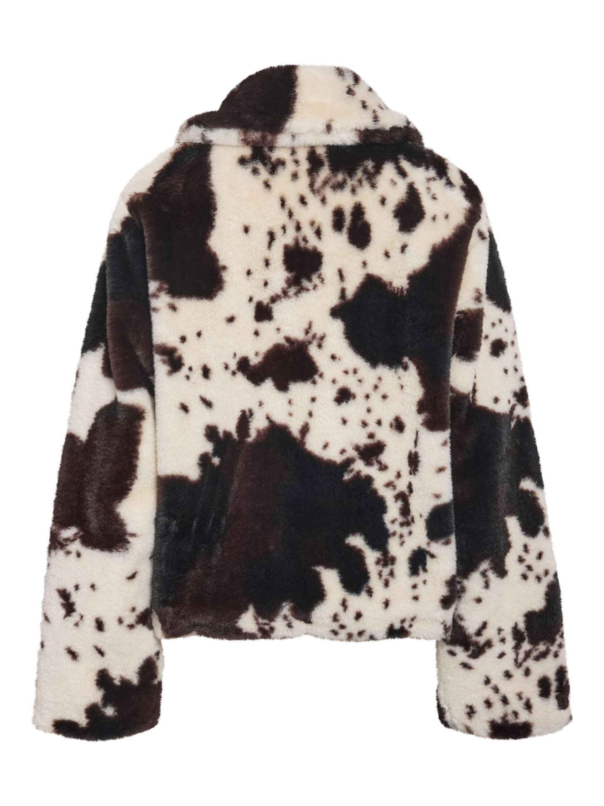 Carousel image - COW PRINT COAT, Birch | 8