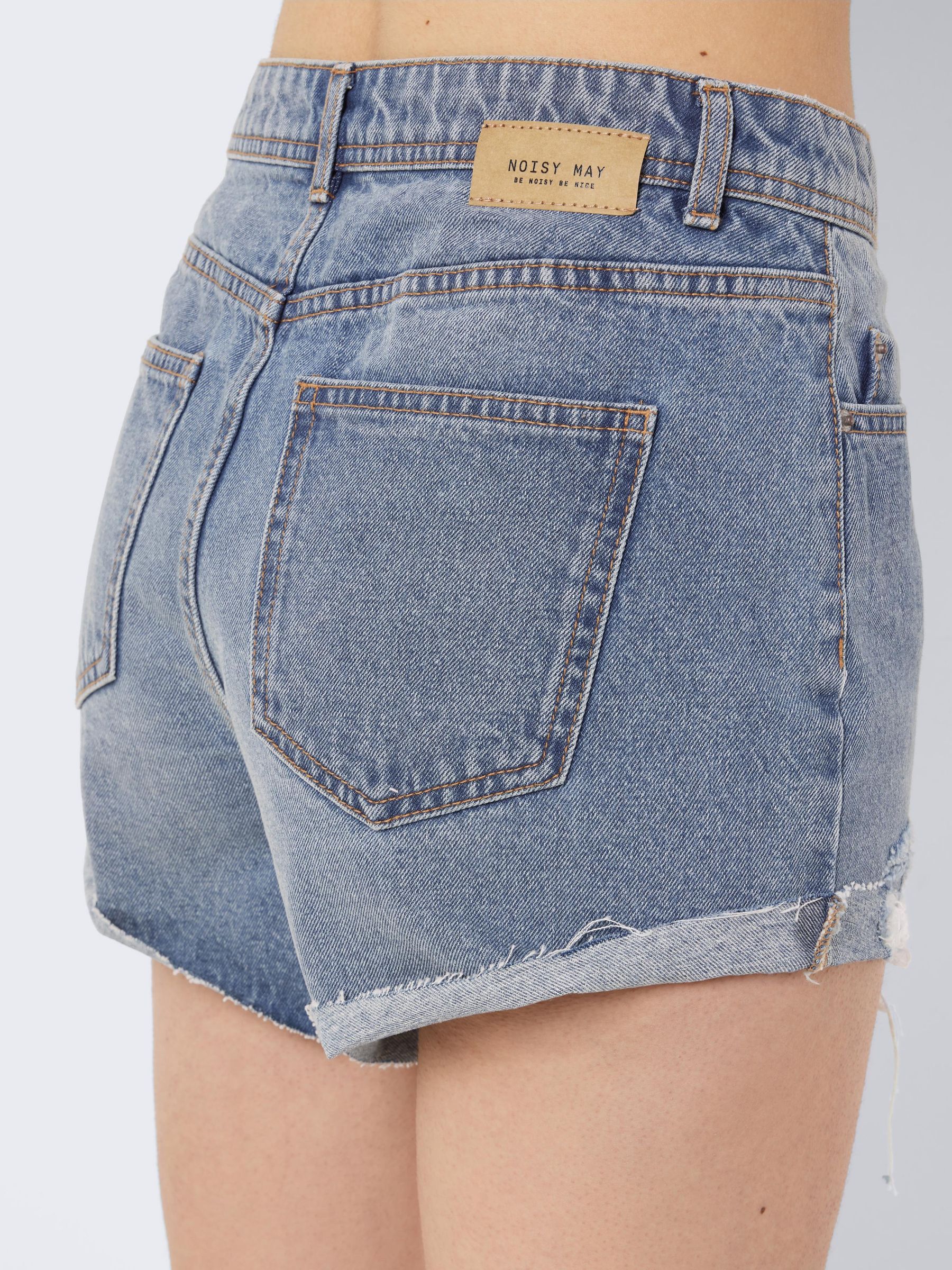 Noisy may top denim shorts