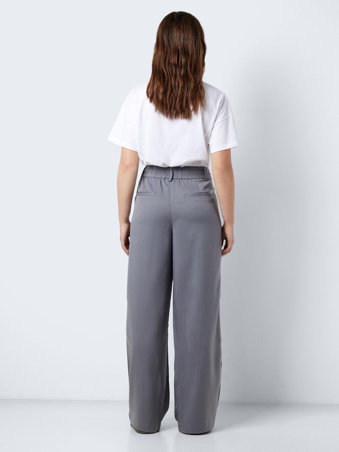 NADELSTREIFEN HOSE | Grau | NOISY MAY®