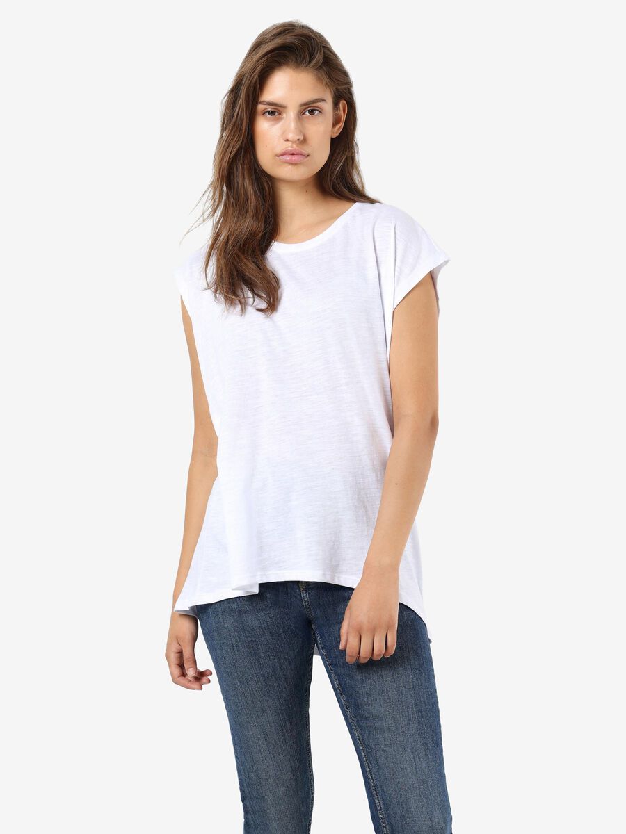 Noisy May SURDIMENSIONNÉ T-SHIRT, Bright White, highres - 27002573_BrightWhite_003.jpg