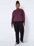 Noisy May CURVE RIBBED KNITTED PULLOVER, Windsor Wine, highres - 27022917_WindsorWine_004.jpg
