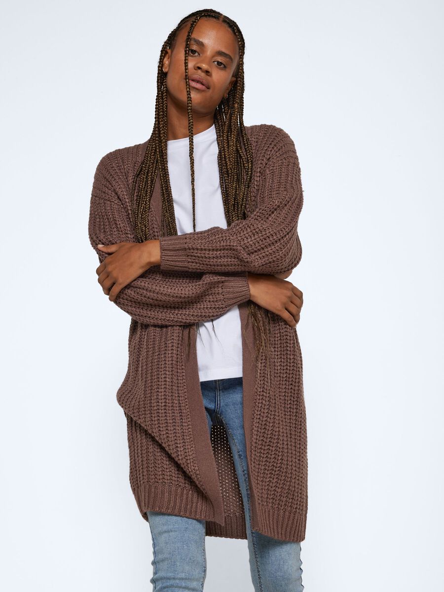 Noisy May LONG CARDIGAN EN MAILLE, Pinecone, highres - 27021542_Pinecone_007.jpg