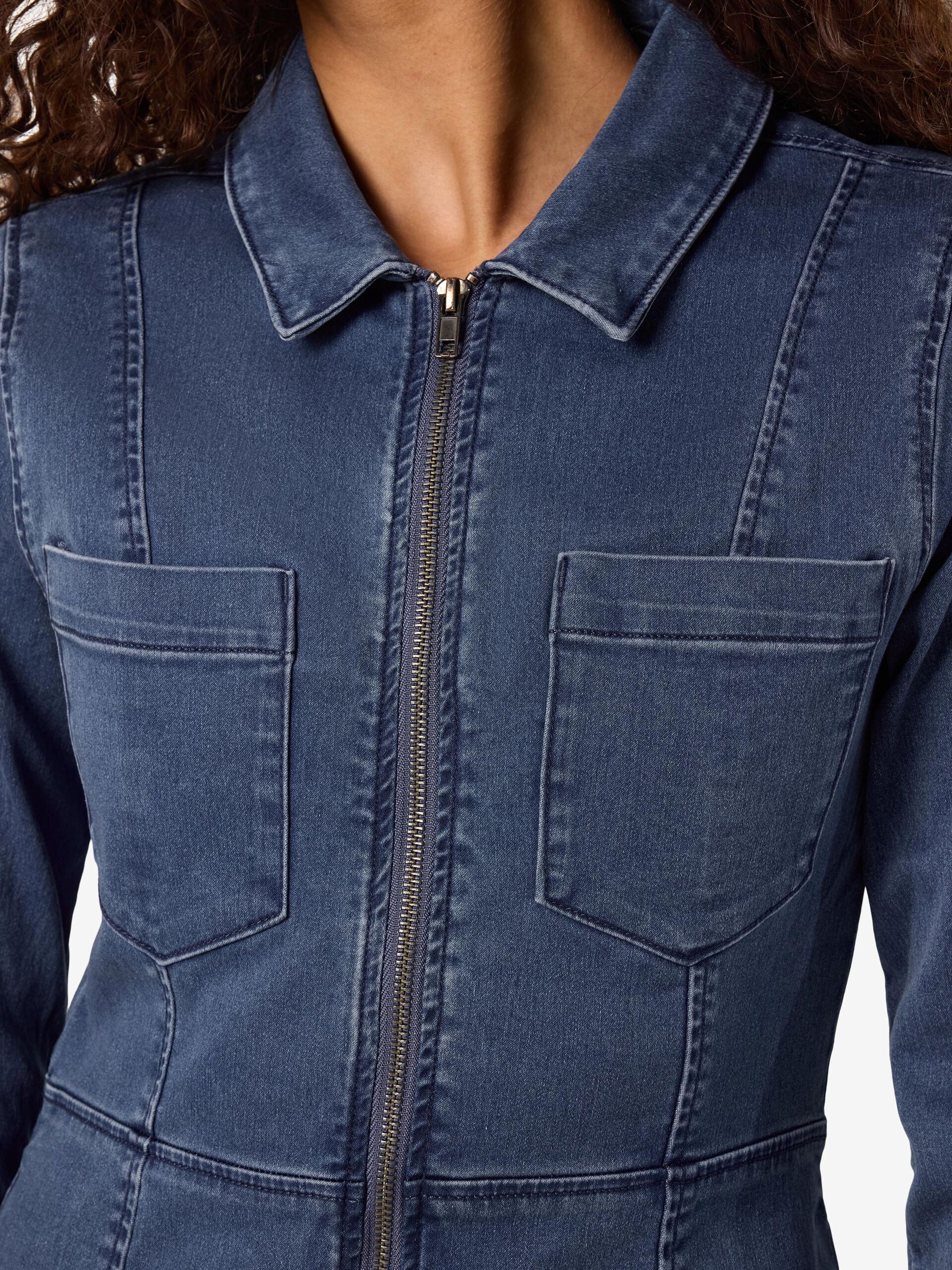 Carousel image - VESTITO MINI, Medium Blue Denim | 5