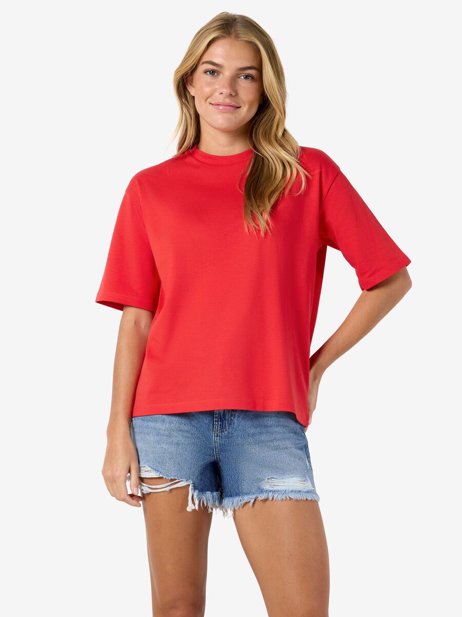 Product tile image - NMKIM T-SHIRT, Tomato | 27036431_Tomato