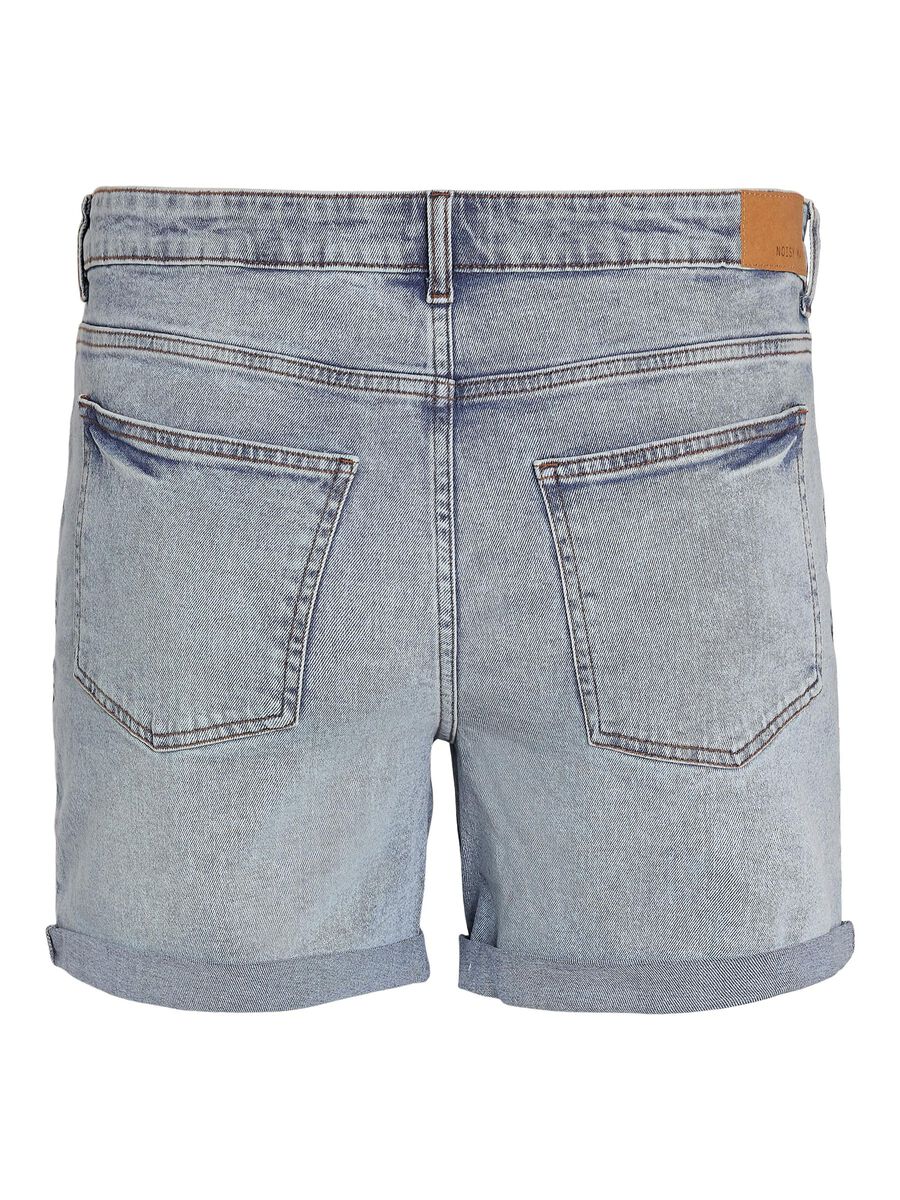Noisy May CURVE SLIM FIT DENIM SHORTS, Light Blue Denim, highres - 27030541_LightBlueDenim_002.jpg