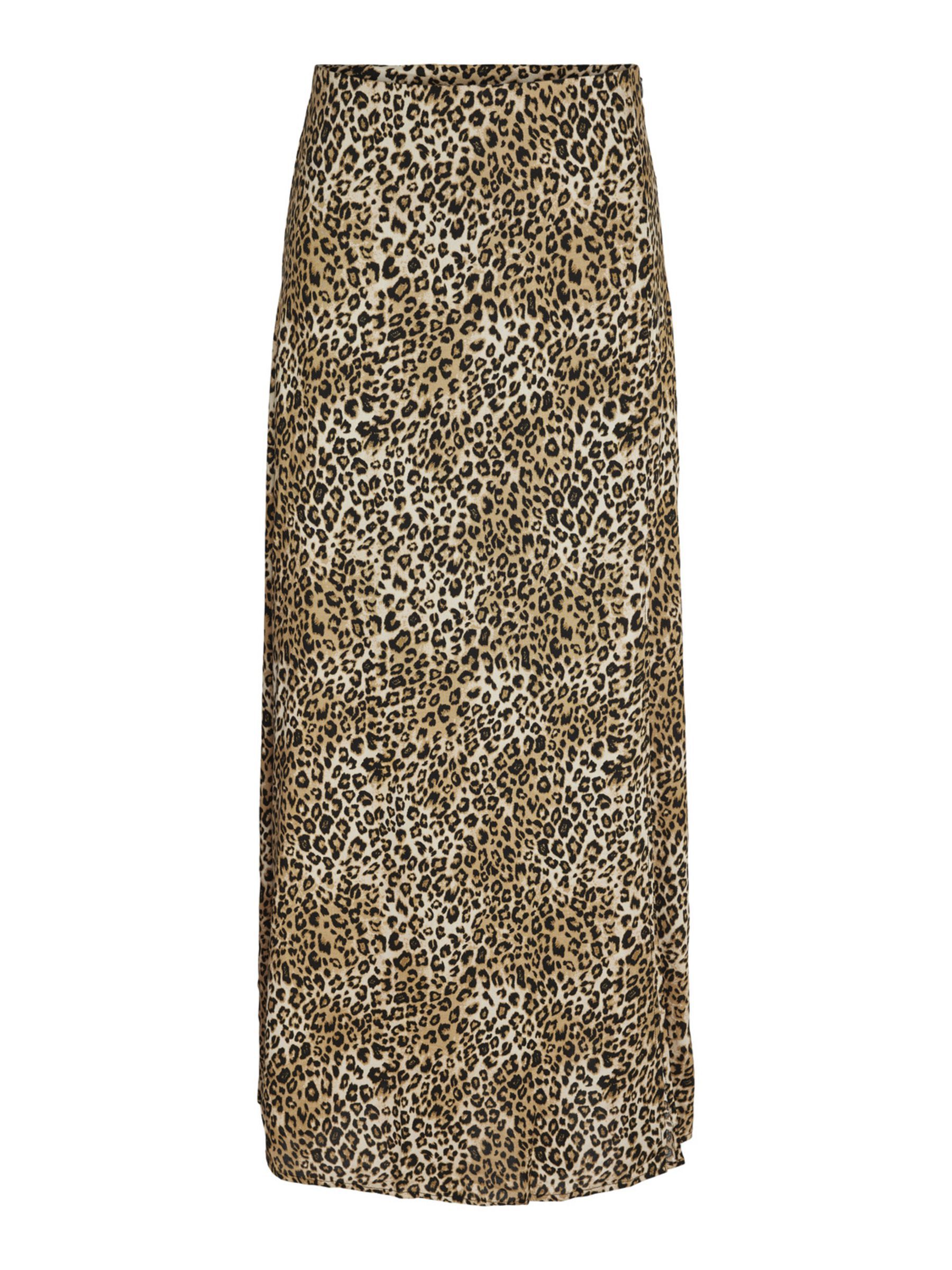 Leopard print pencil shop skirt new look