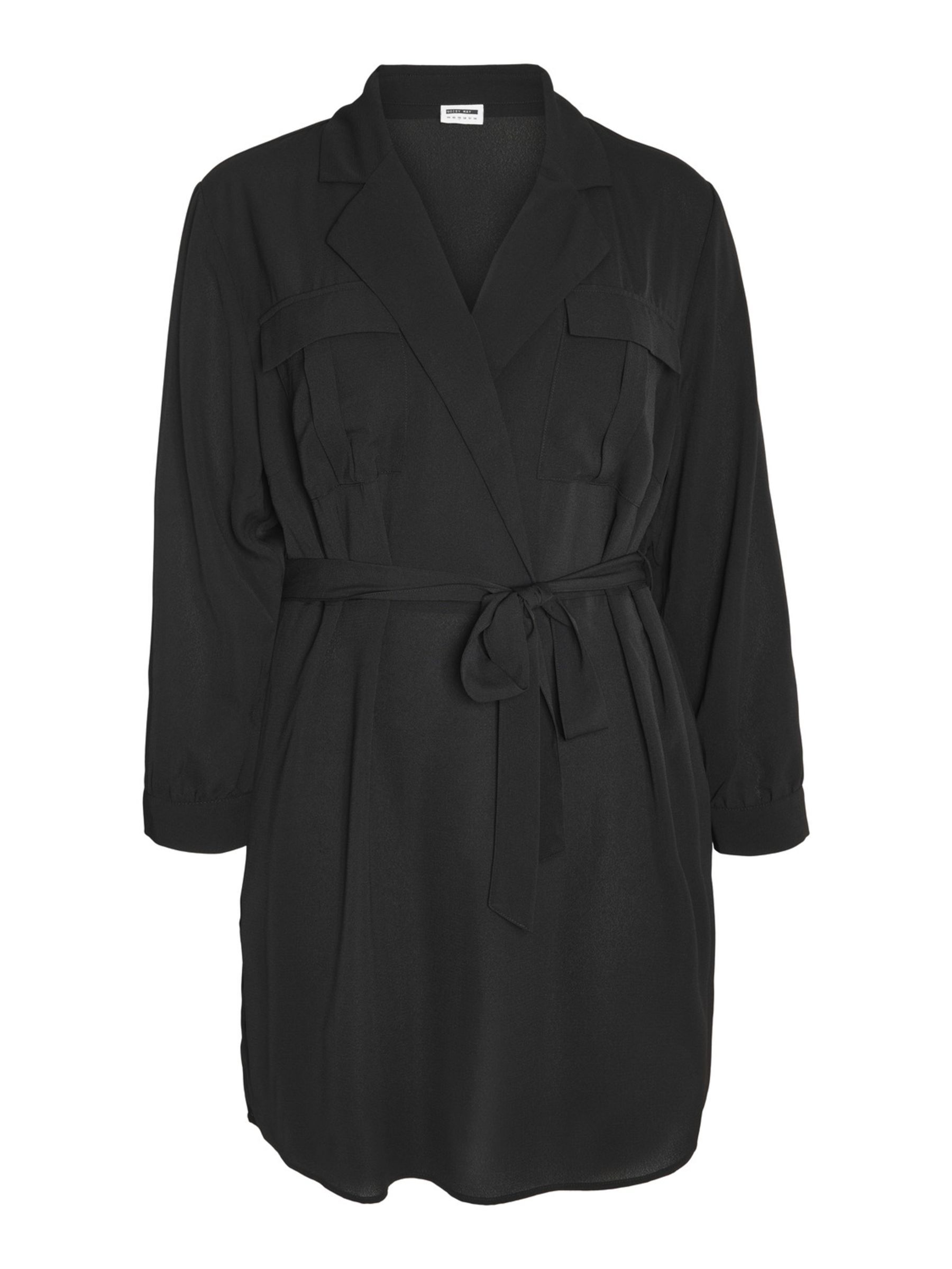 CURVE KORTE BLOUSEJURK Zwart NOISY MAY