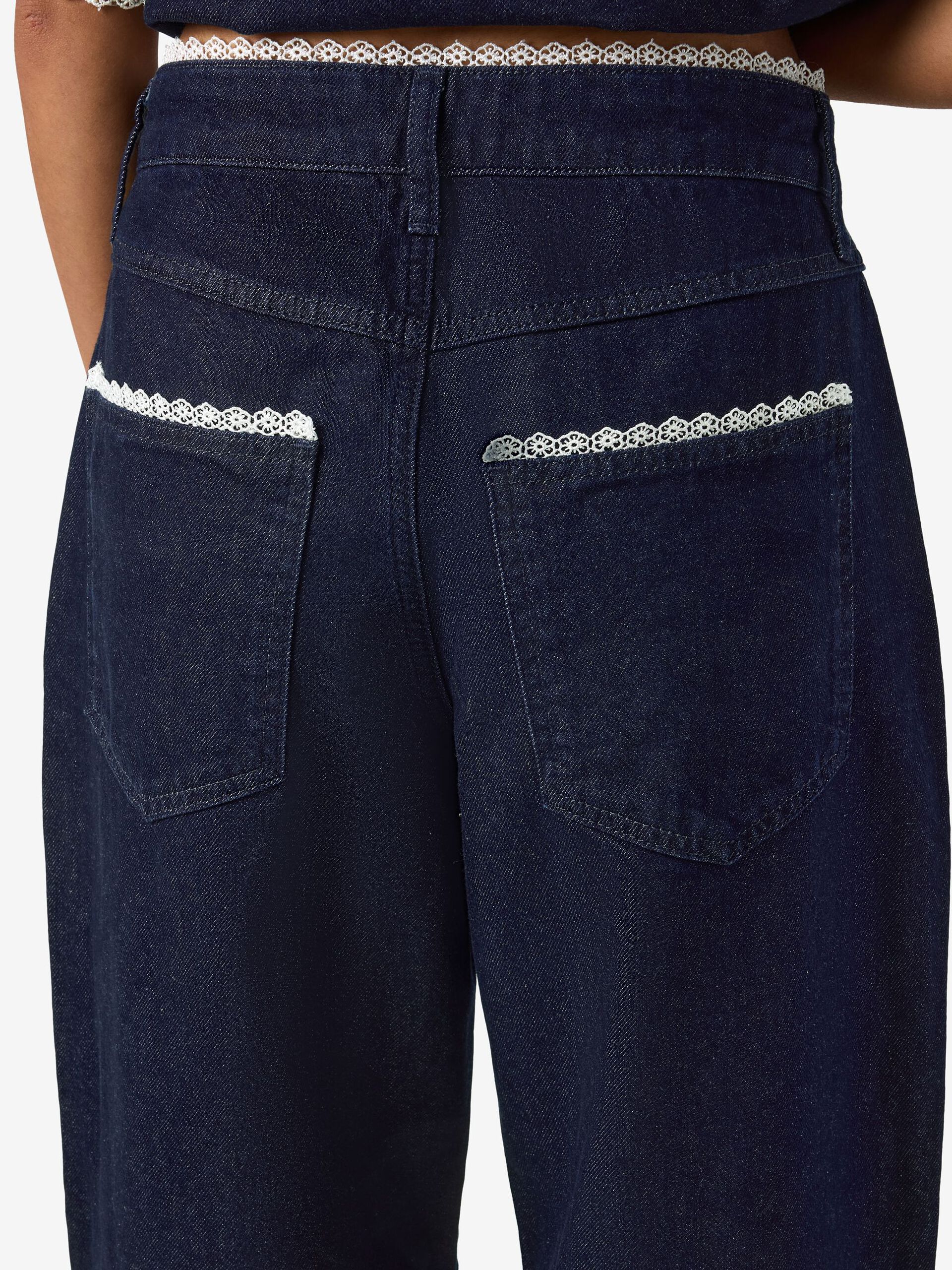 Carousel image - NMADRIANA LOOSE FIT JEANS, Dark Blue Denim | 8