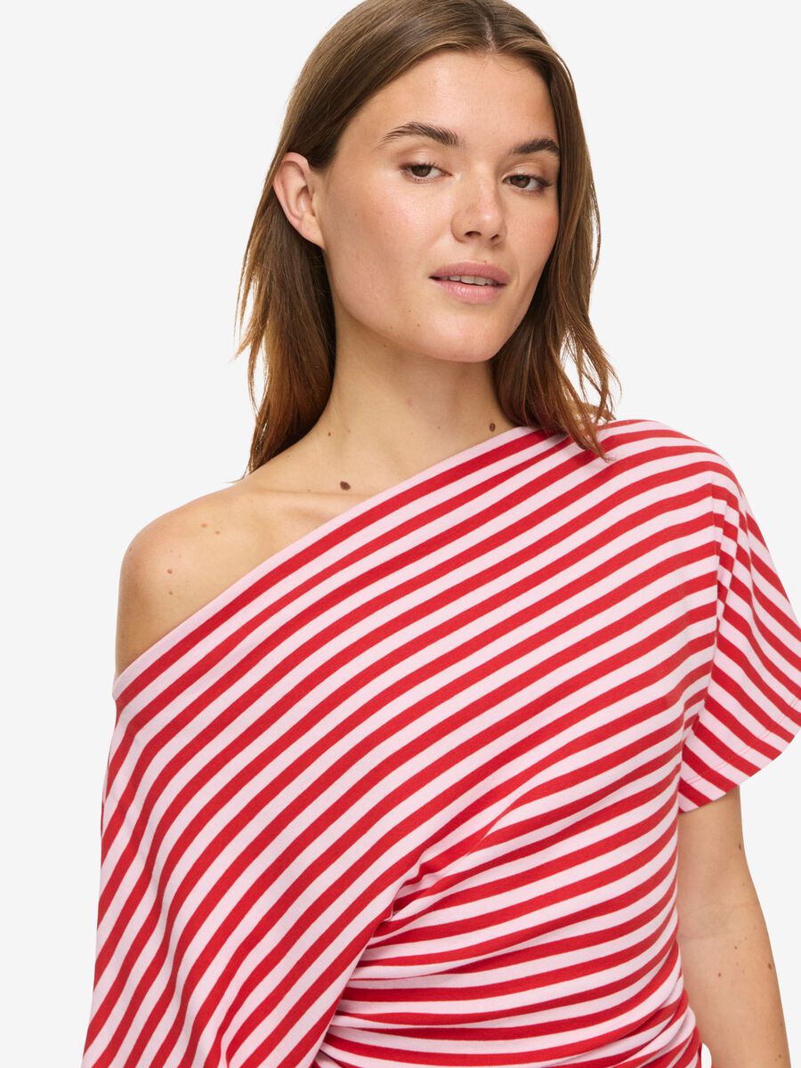Carousel image - NMSTORMI OFF-SHOULDER TOP, Goji Berry | 4